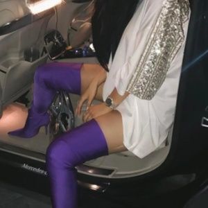 Balenciaga over the knee knife black 39